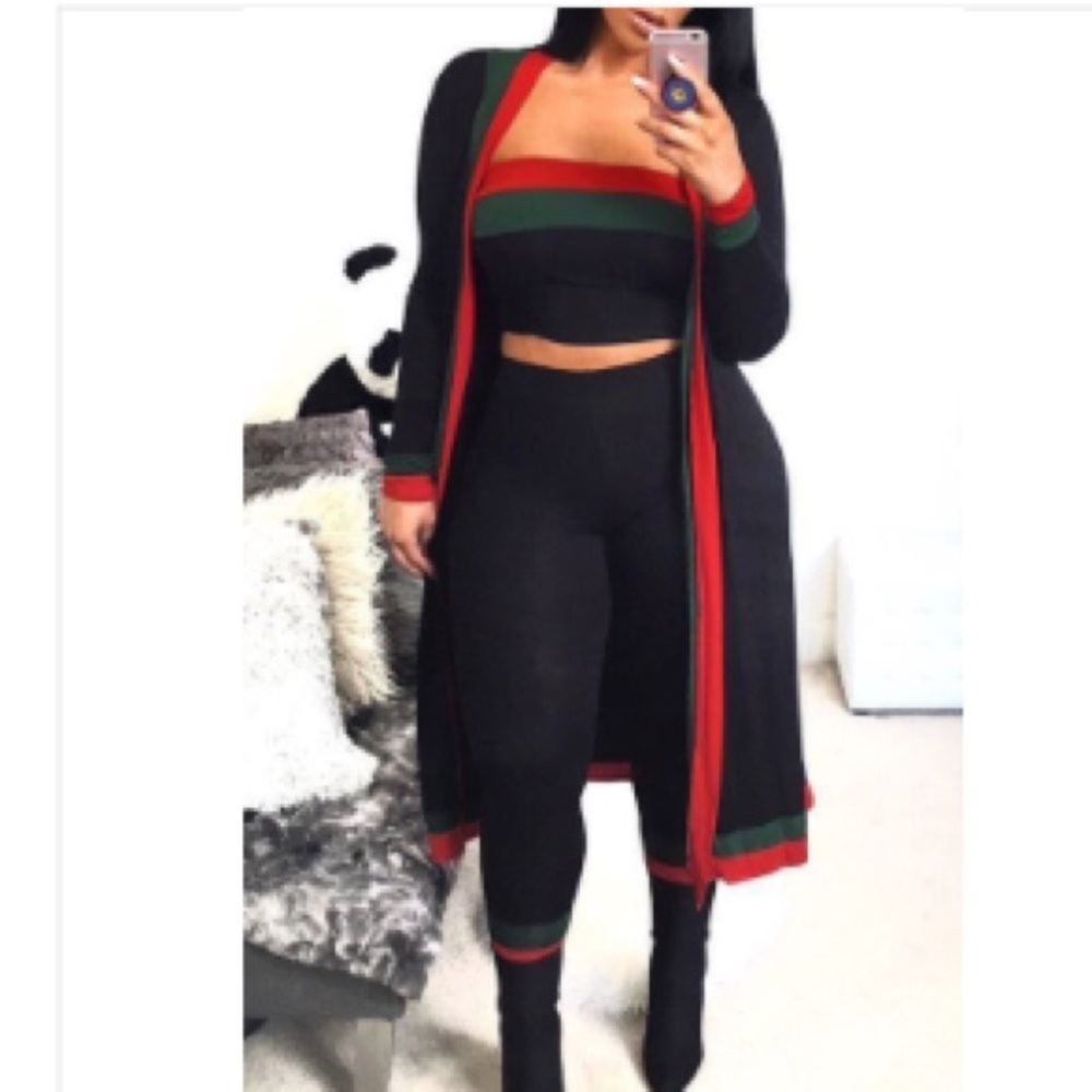 Sale🛍💥JJ Lovely 3pc black pant set💥 - Picture 2 of 5